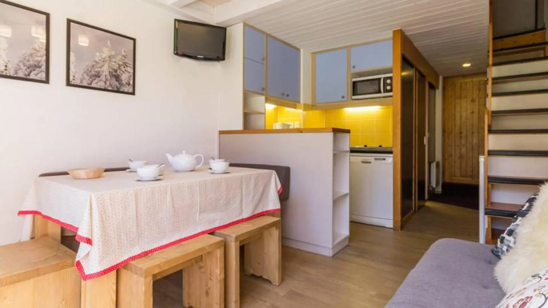 Duplex Calme Et Agreable - Balcon Sud - 6 Pers - Parking - Arc 1800 - Fr-1-346-402 Apartment Les Arcs  0*, Les Arcs (Savoie)